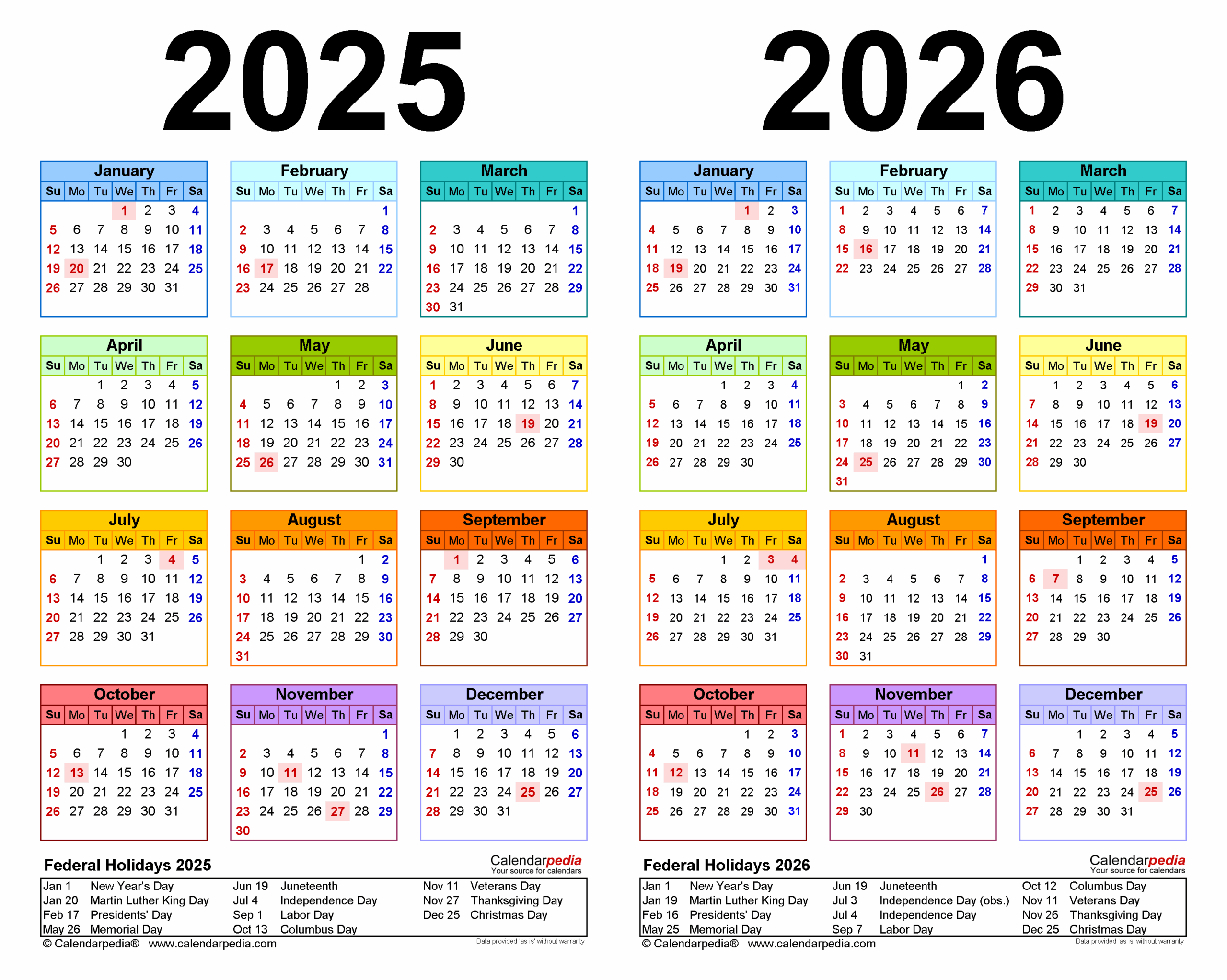 Calendar August 2025-June 2026