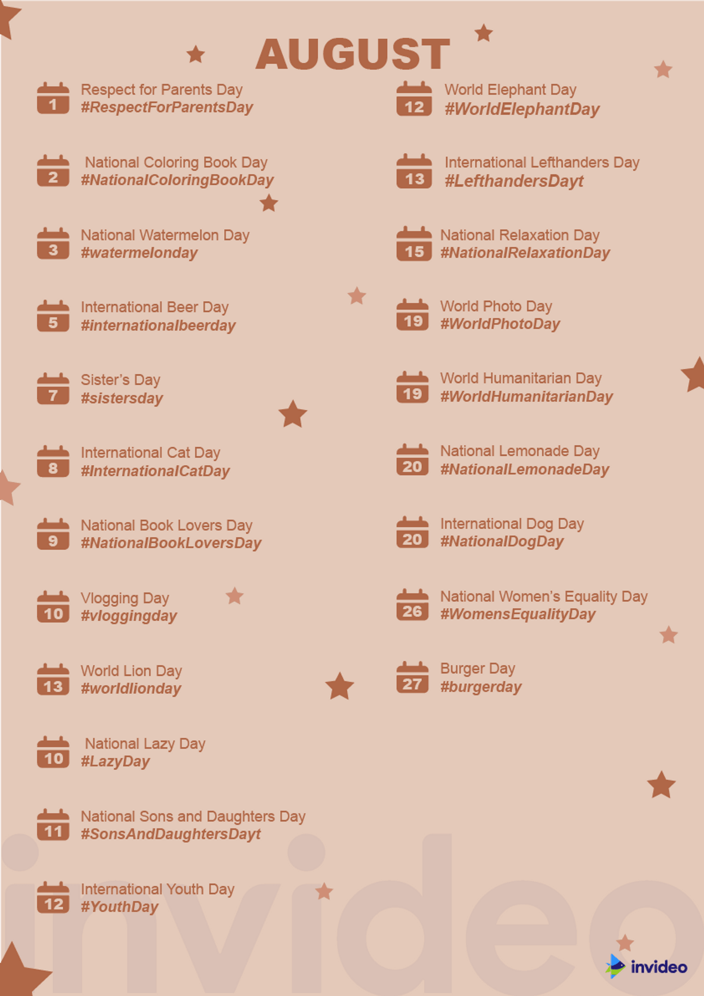 2025 s Complete List Of Social Media Holidays With Hashtags