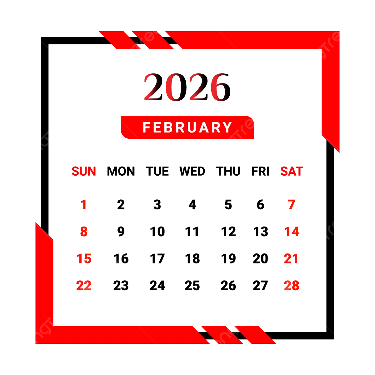 Chinese Calendar For February 2026
