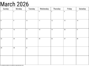 Earnings Calendar March 2026