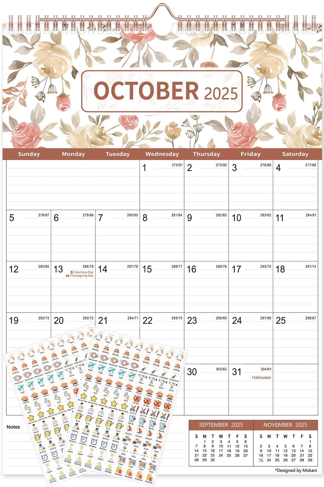 Amazon 2025 Wall Calendar Mokani Large Monthly Hanging 