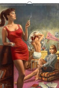 Retro Pin May 2026 Pin-Up Calendar