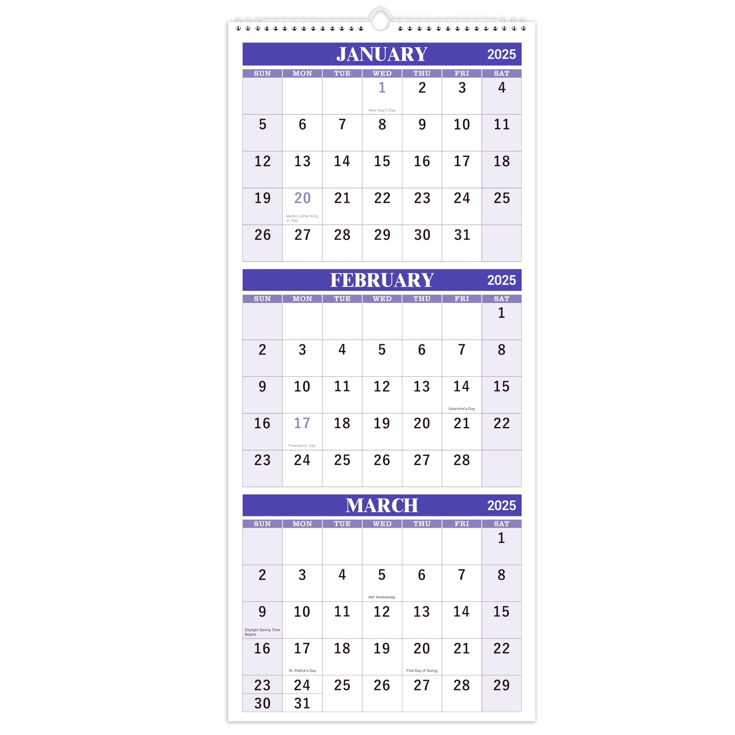 Amazon 2026 Wall Calendar 3 Month Wall Calendar Display Folded In A Month Jan 2026 Dec 2026 11
