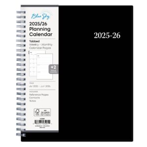 Blue Sky Weekly/Monthly Planning Calendar July 2025-June 2026