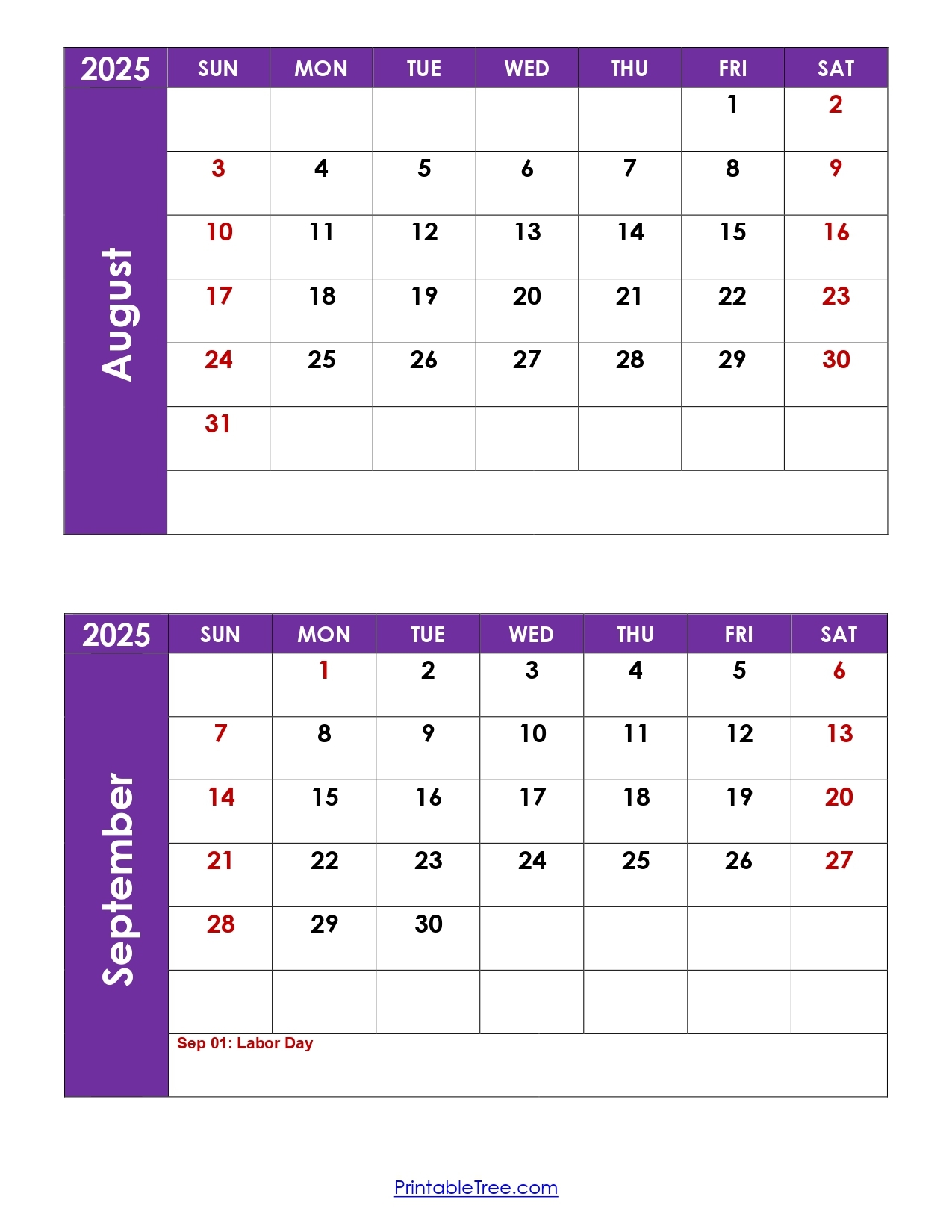 September 2025 Calendar With Holidays