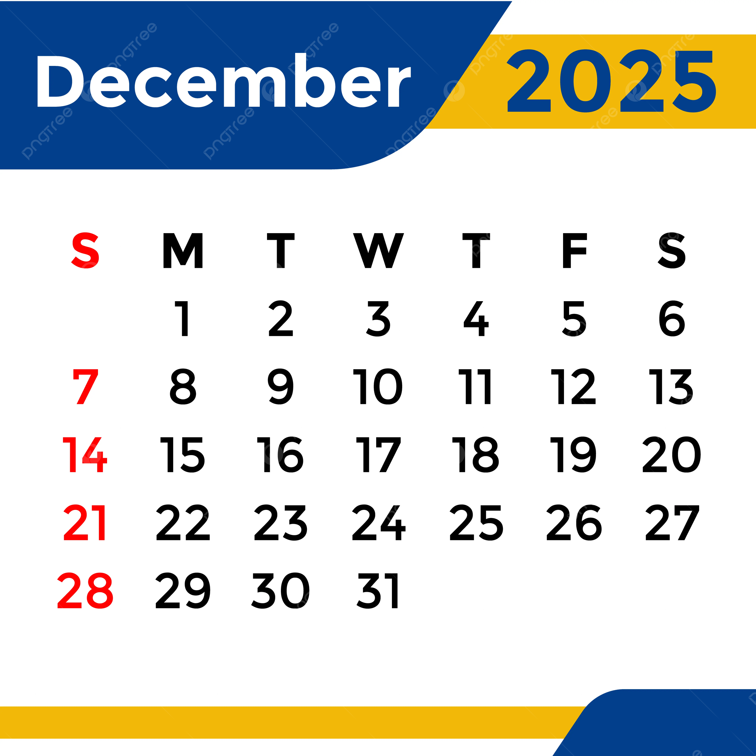 Show Me A Calendar Of December 2025