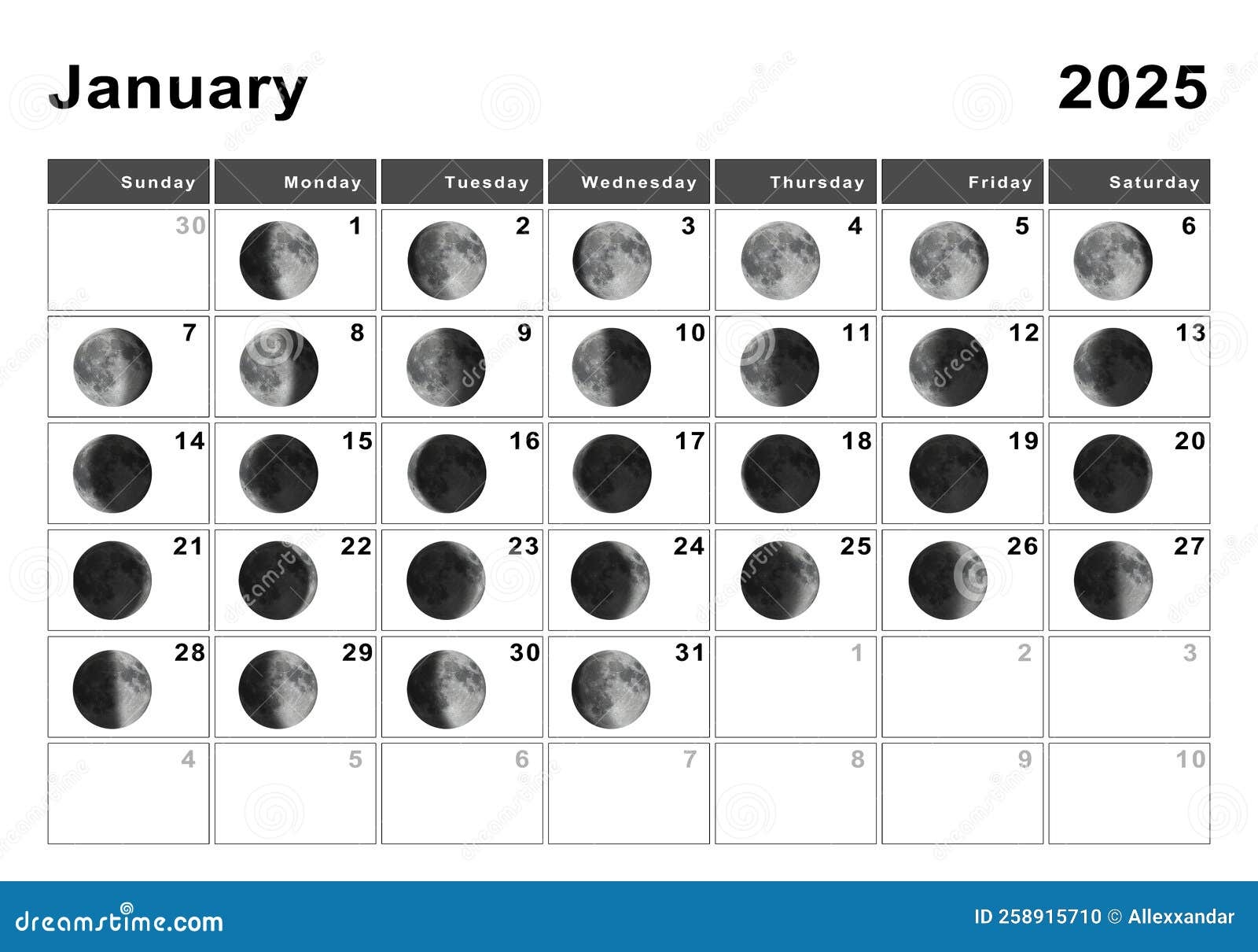 Lunar Calendar December 2025