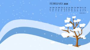 February 2026 Calendar Wallpaper Desktop