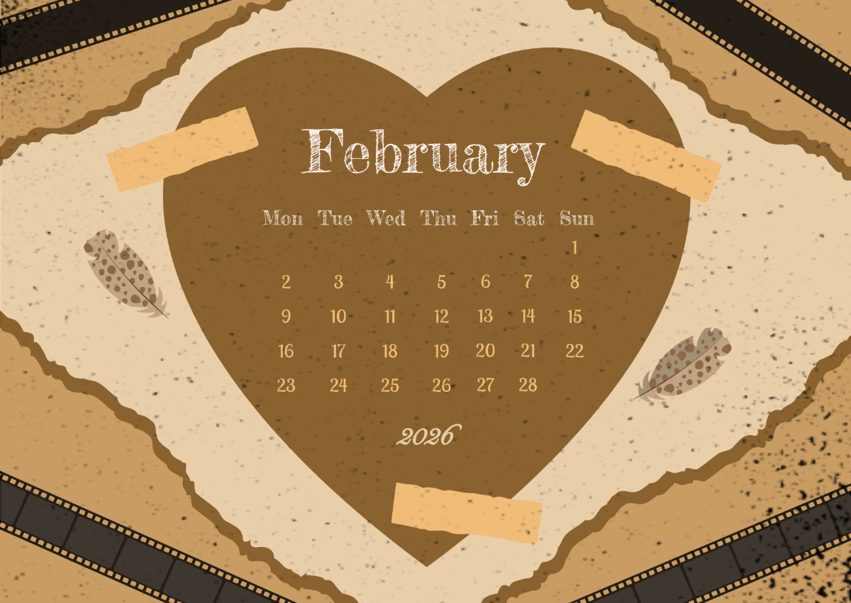February 2026 Calendar Wallpaper Desktop
