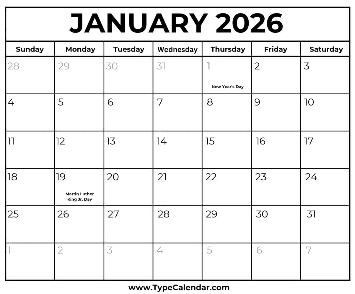 December 2023 January 2026 Calendar With Holidays