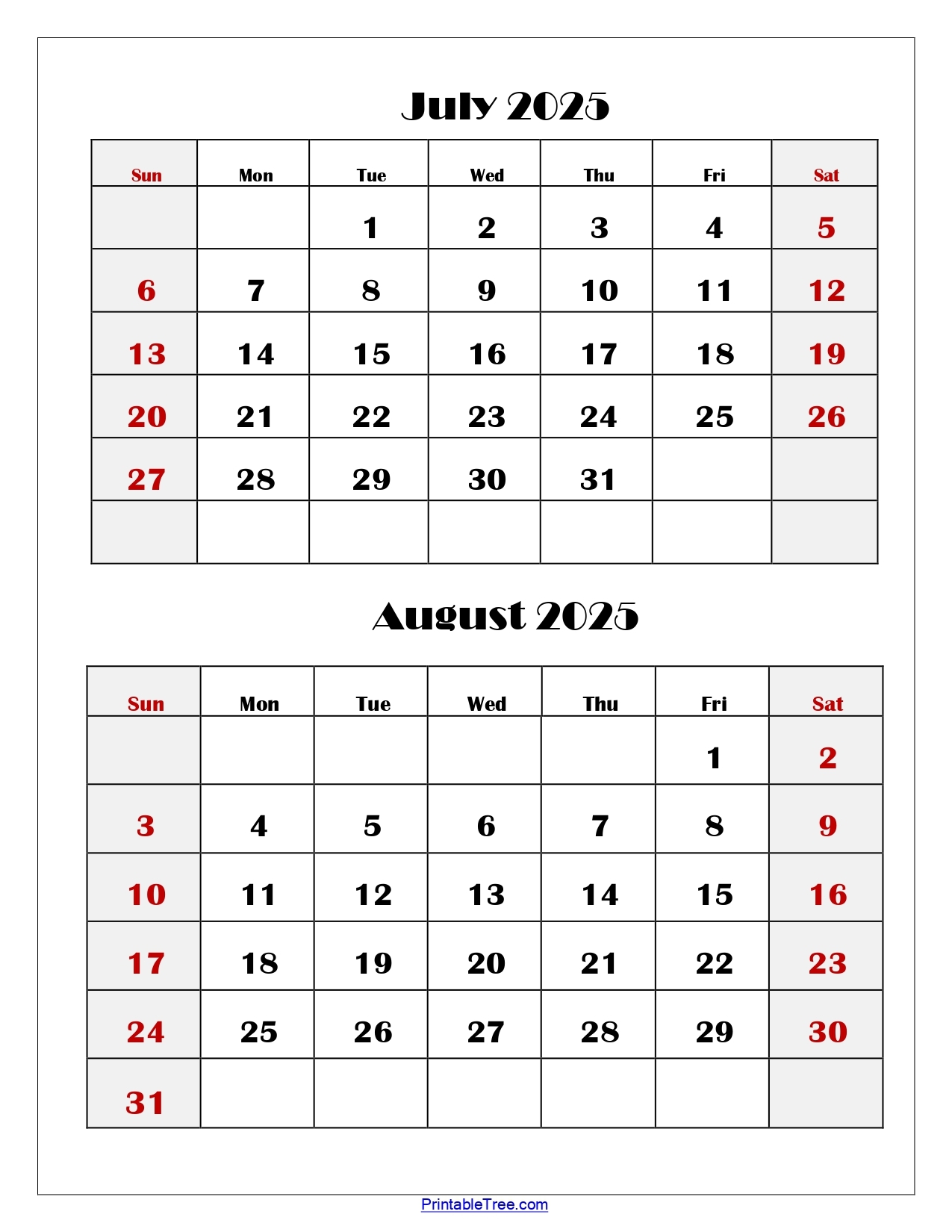 July August September 2025 Calendar