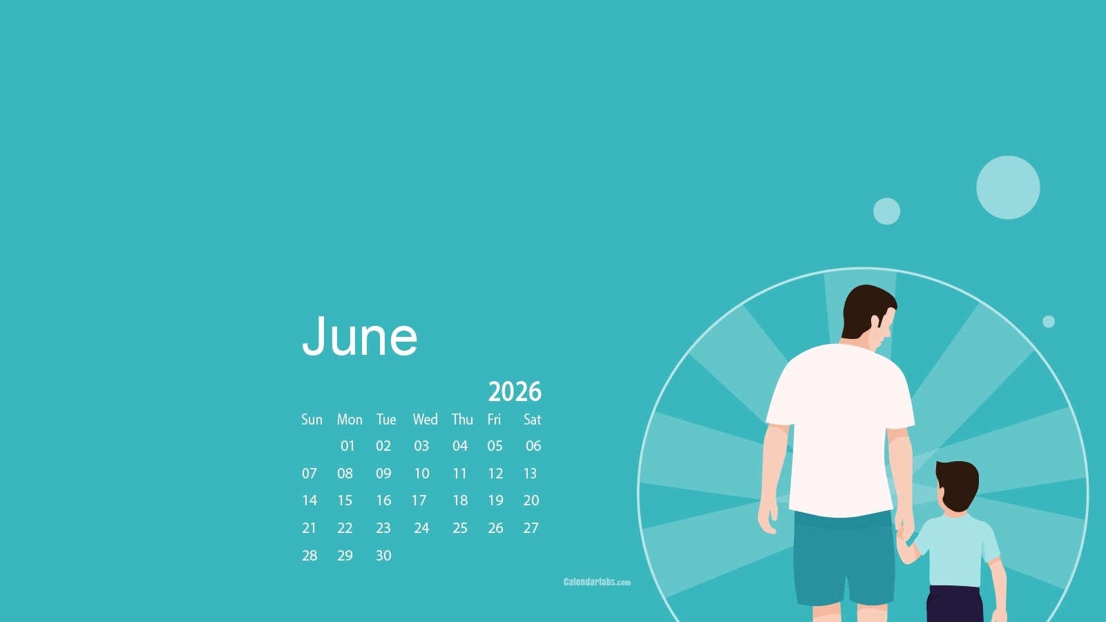 April 2026 Calendar Desktop Wallpaper
