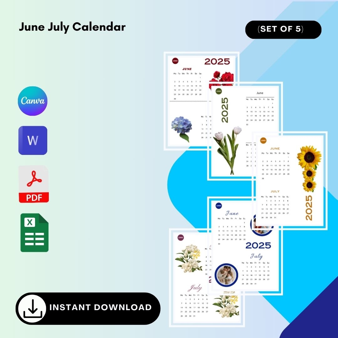 June 2023 To July 2025 Calendar