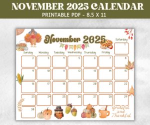 Calendar November 2025