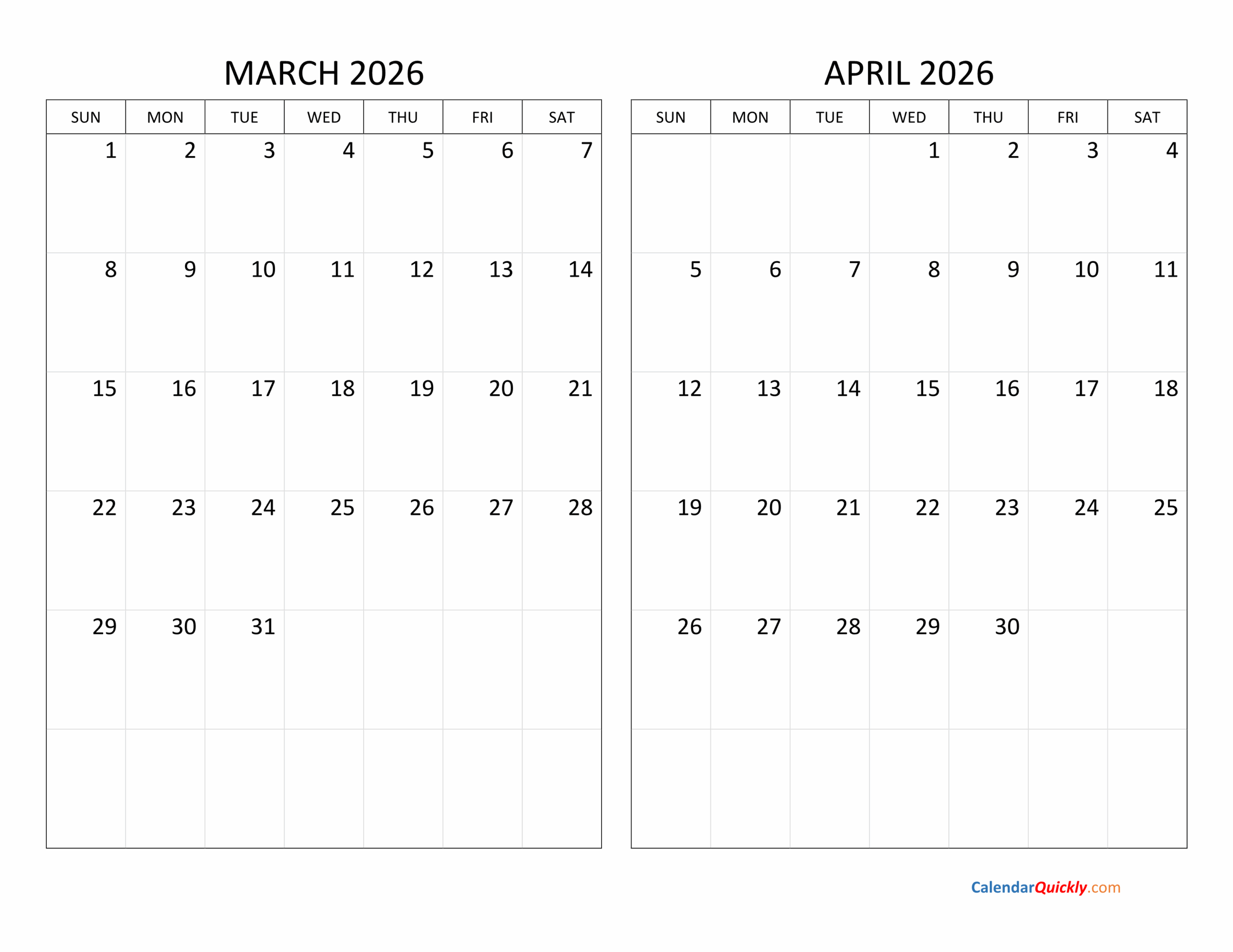 Show Me A Calendar For March 2026