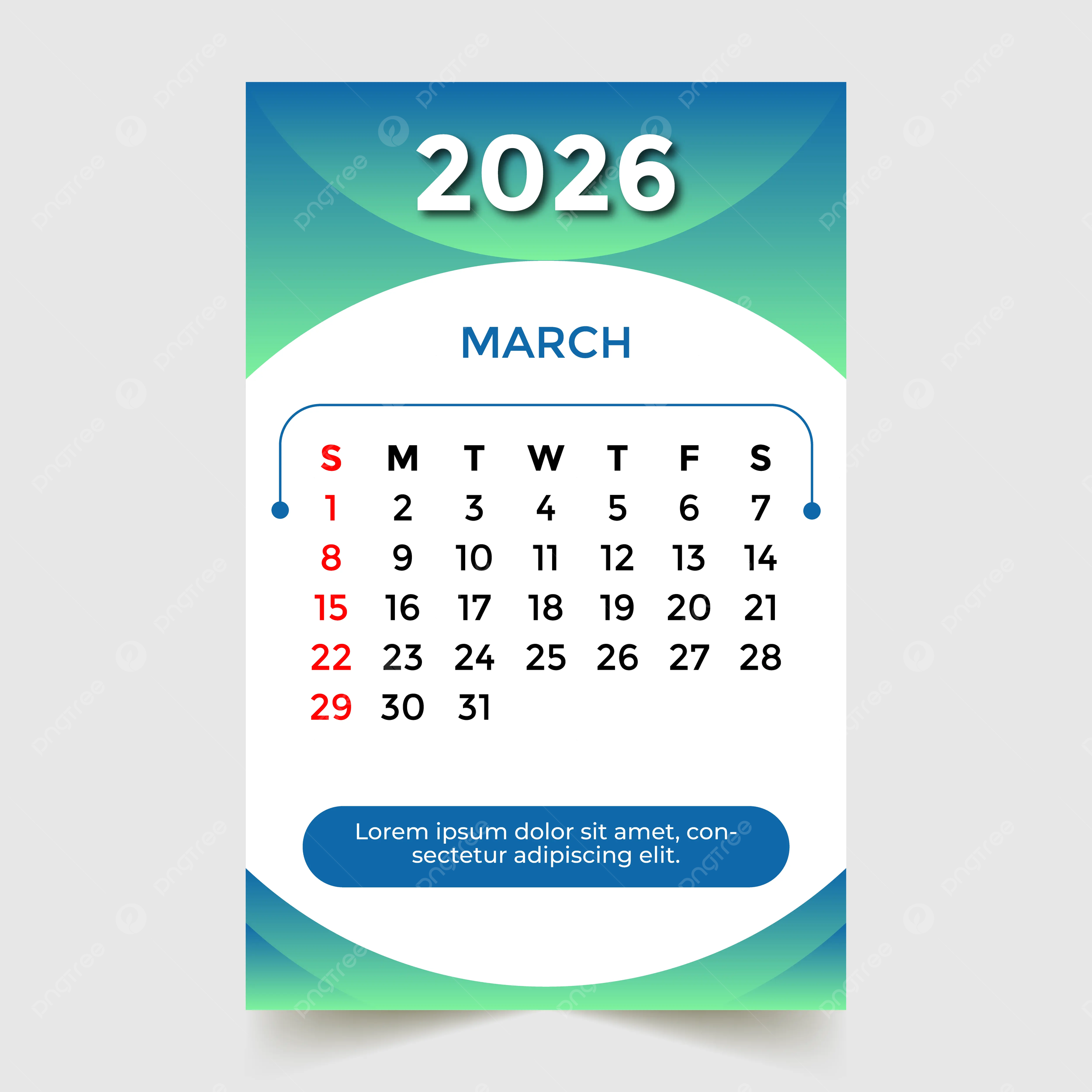 March 2026 Wallpaper Calendar