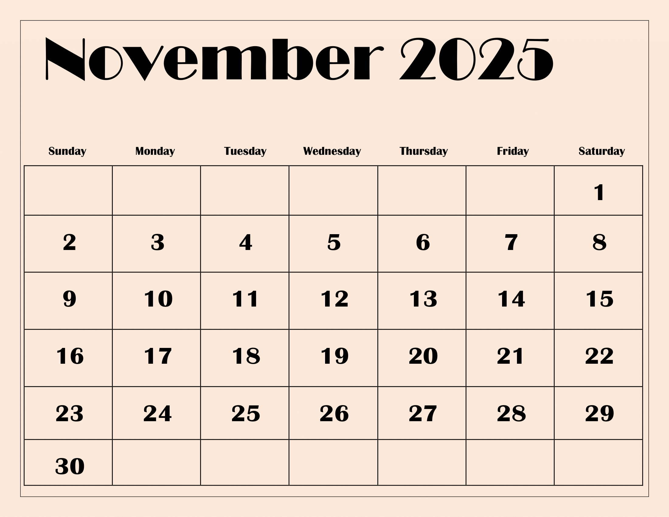 Calendar For November And December 2025