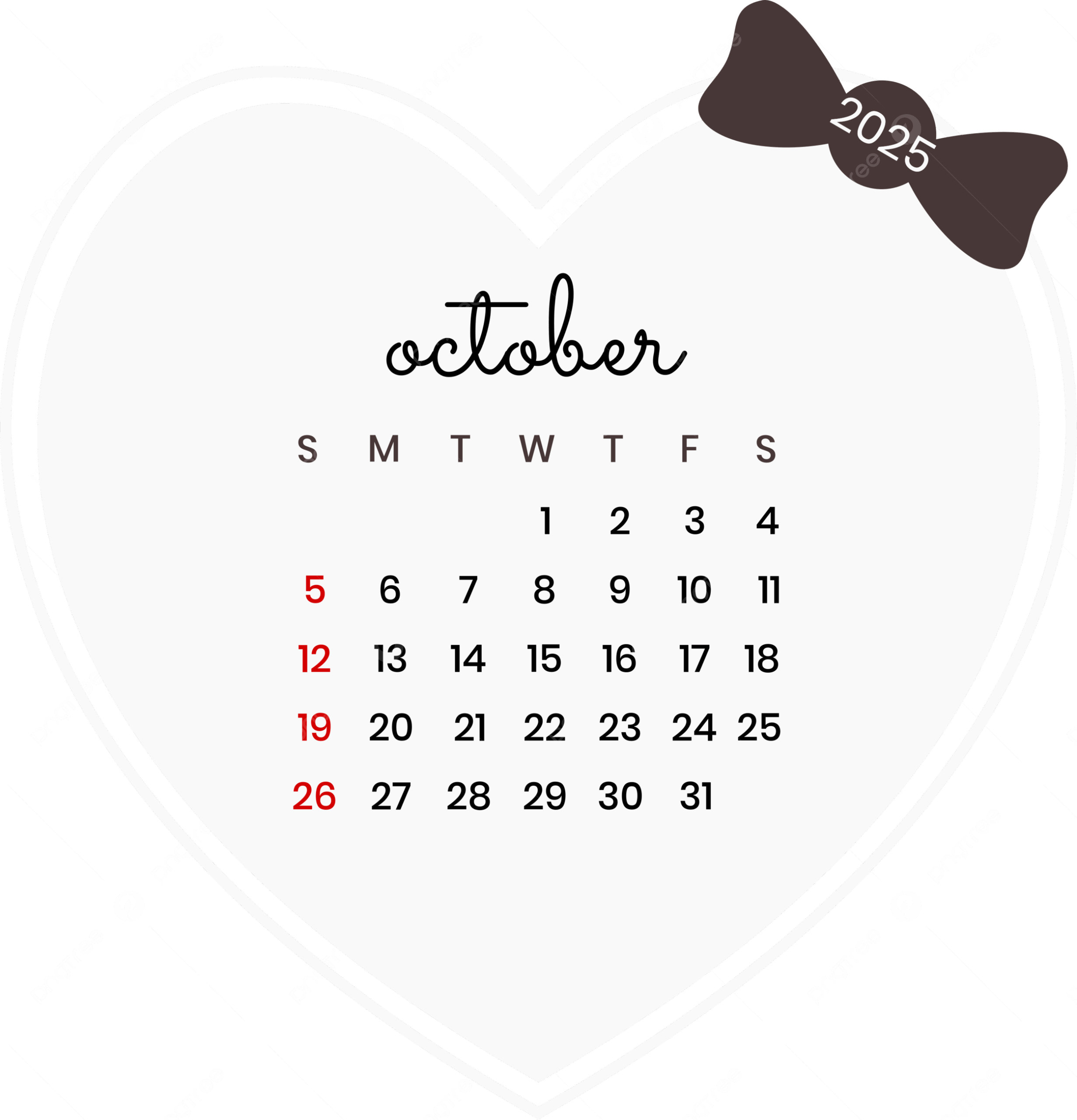 October 2025 Wallpaper Calendar