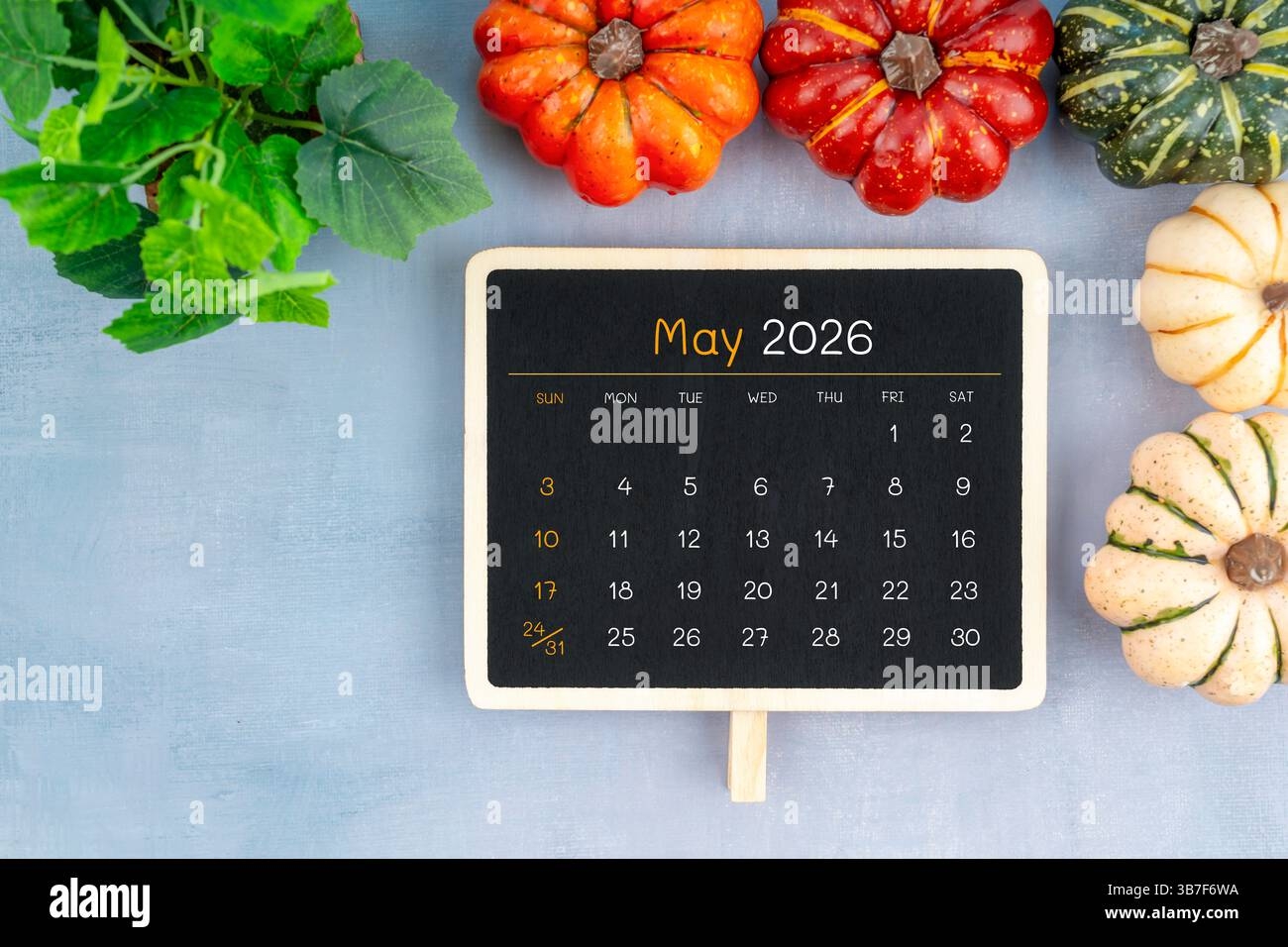 May 2026 Green Calendar