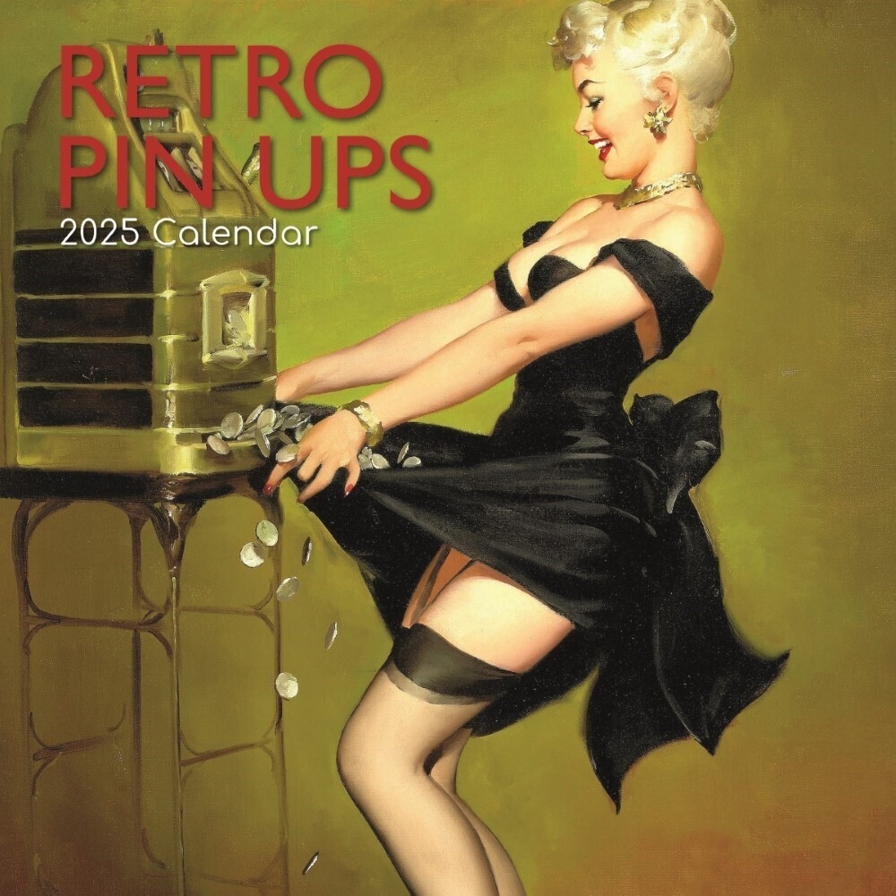 Retro Pin May 2026 Pin-Up Calendar